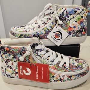 Billy Colorful High-Top Sneakers Lilia's Eye Candy Collab Youth Size 6
